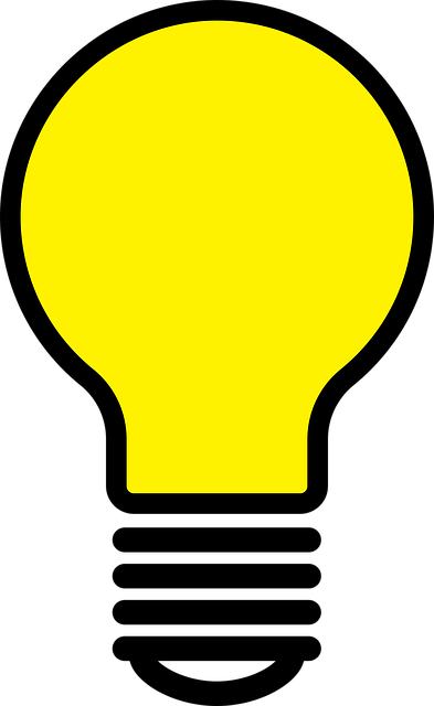 Free bulb electricity light illustration