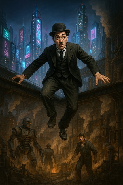 Free city night black hat illustration