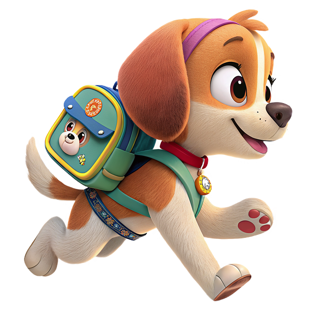 Free puppy school education illustration