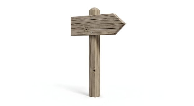 Free Wooden Sign Direction illustration and picture