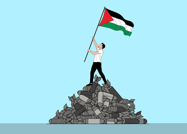 Free palestine freedom peace vector