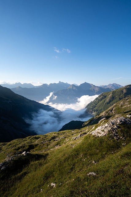 Montañas, Alpes, Caminata, Escalada