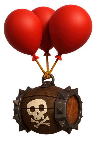 Free explosive barrel pirate bomb cartoon barrel bomb illustration
