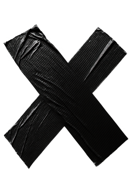 Free duct tape black tape tape cross illustration