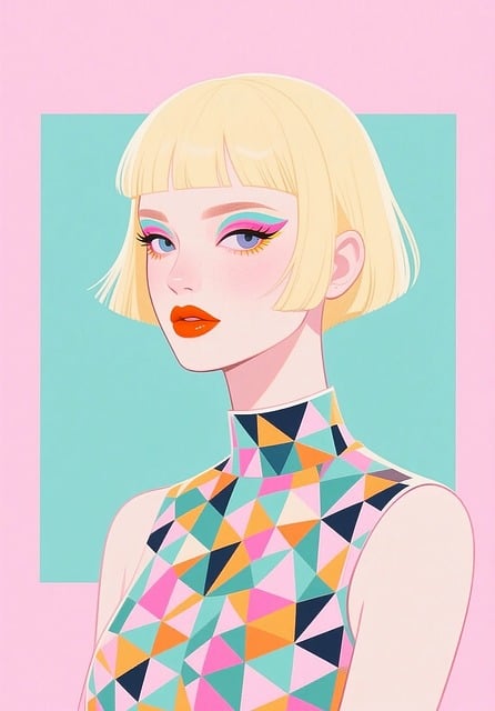 Free woman clothing fashion illustration