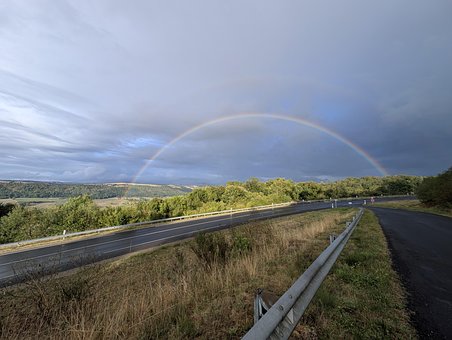 Free Rainbow Road photo and picture