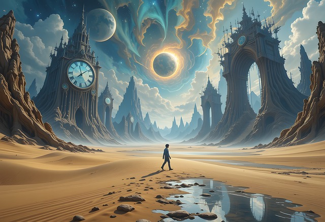 Free vast landscape fantasy illustration