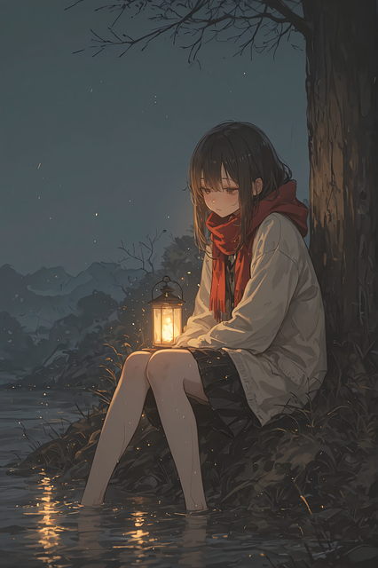 Free Anime Girl illustration and picture