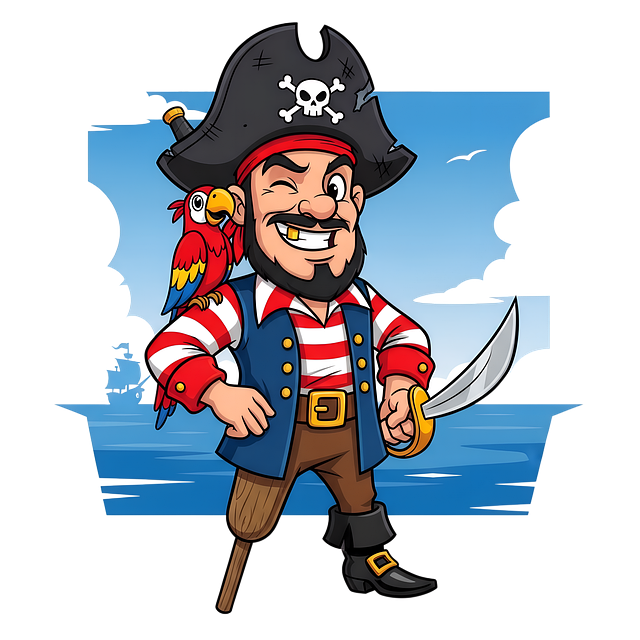 Free pirate scull pirates illustration