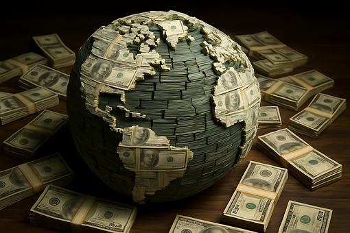 Free Money World illustration and picture