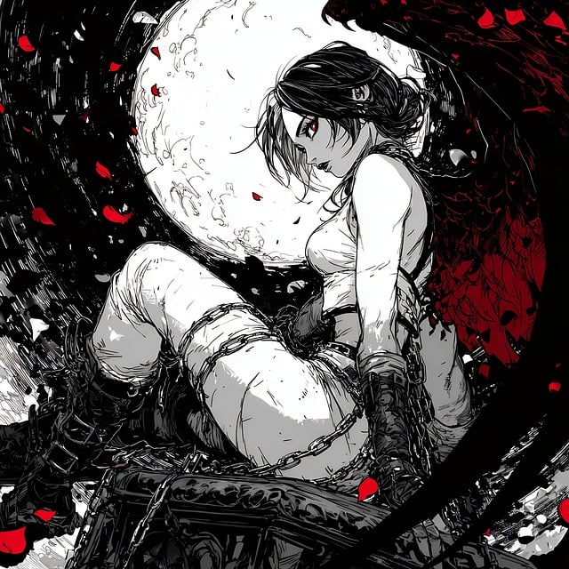 Free woman anime manga illustration