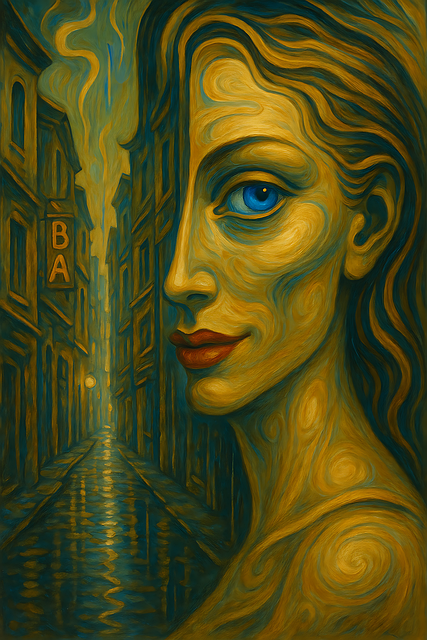 Free Abstract Portrait Surreal Art illustration and picture