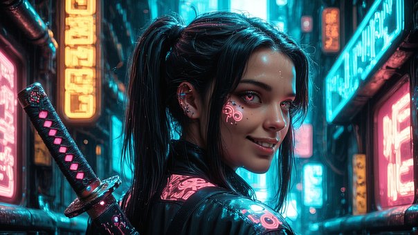 Free Warrior Woman illustration and picture