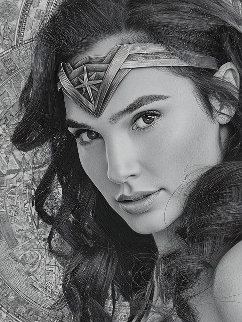 Free Wonder Woman Superhero Woman illustration and picture