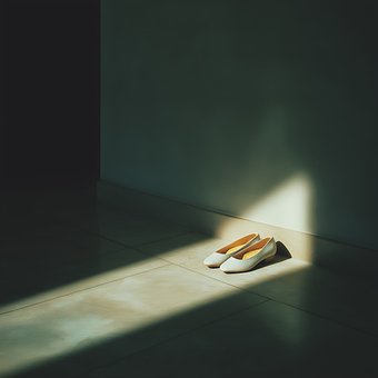 Schoenen, Minimalisme, Licht En Schaduw