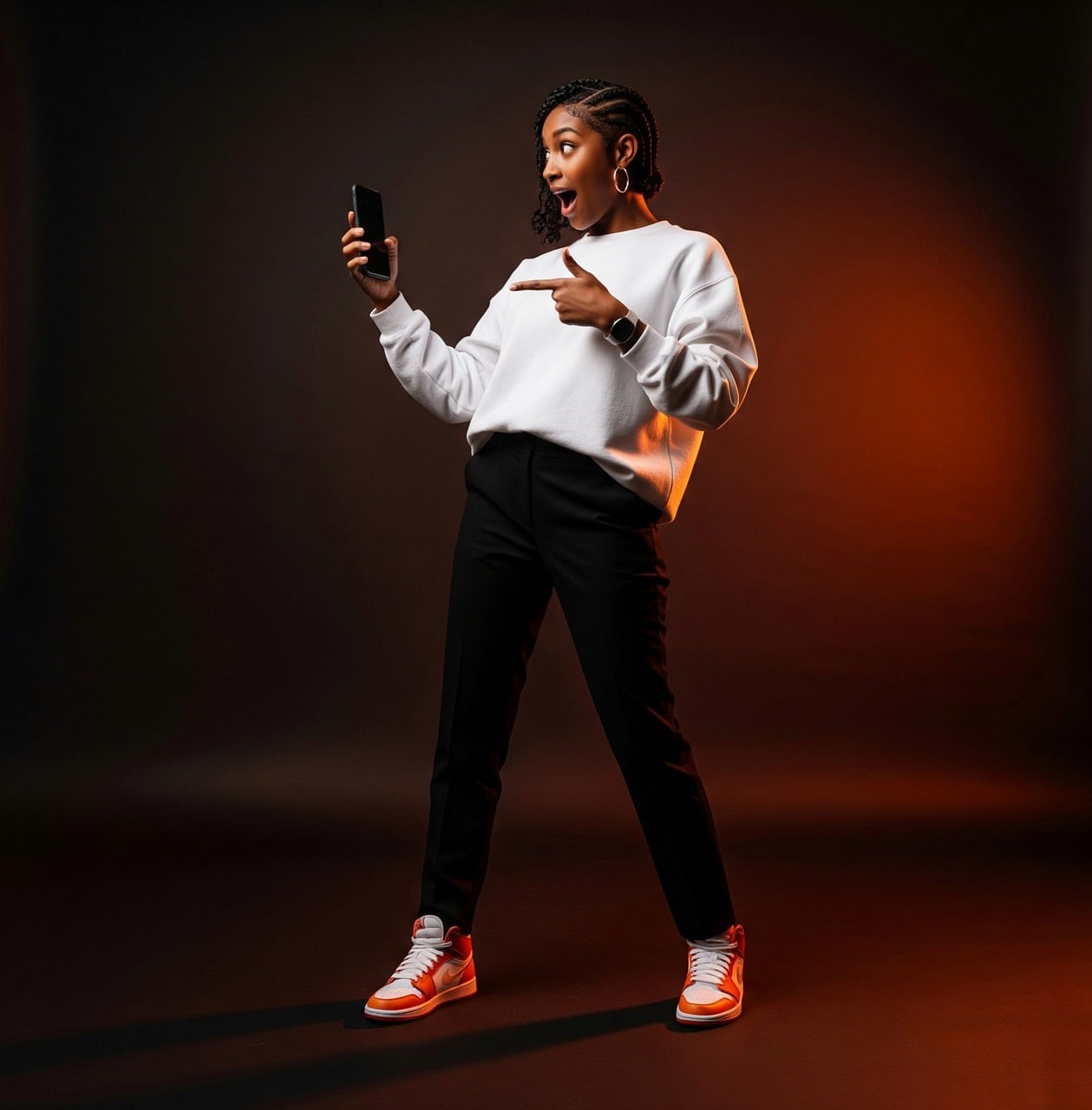 Download Professional Woman, Female Model, Woman In Sweatshirt. Royalty