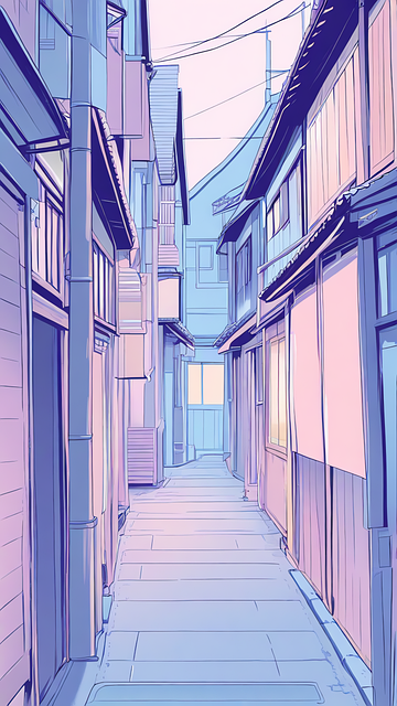Free Anime Style Background illustration and picture