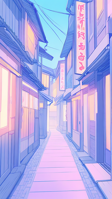 Free Anime Style Background illustration and picture