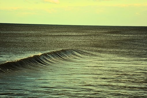 海洋, 海, 自然, 日落, 水, 海景, 海滩, 海岸, 海滨, 地平线