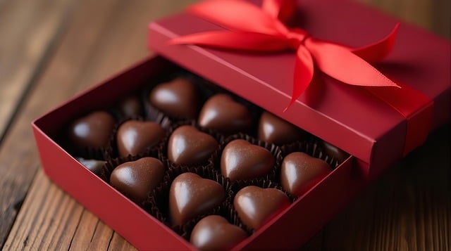 Free ai generated chocolate valentine illustration