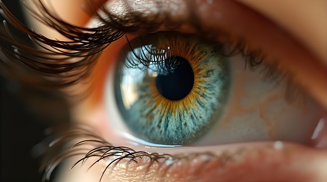 Free ai generated eye iris illustration