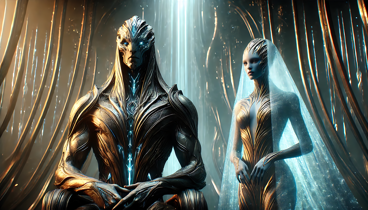 Download Aliens, Gods, Deity. Royalty-Free Stock Illustration Image ...