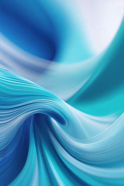 Free fluid abstract waves illustration