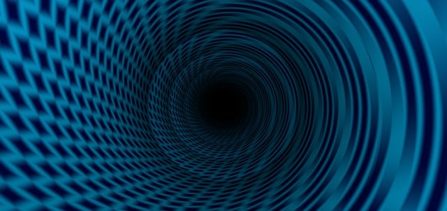 Free vortex spiral abstract illustration