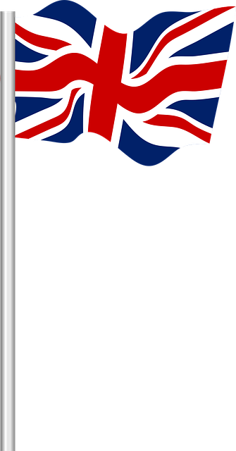 Free British Flagpole vector and picture