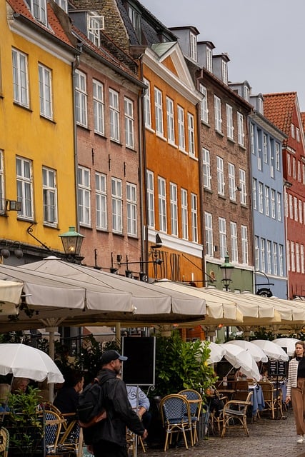 Danmark, København, Hus, Flerfarvet