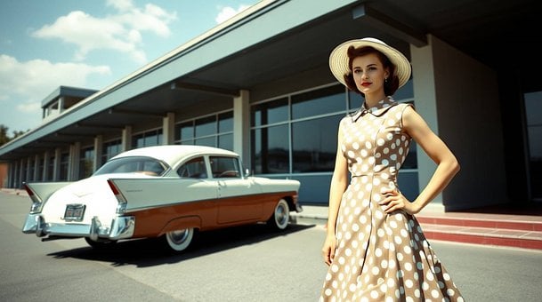 Clásico, Retro, Moda, Viaje, Ciudad