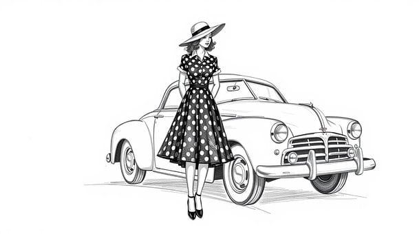 Clásico, Retro, Moda, Viaje, Ciudad