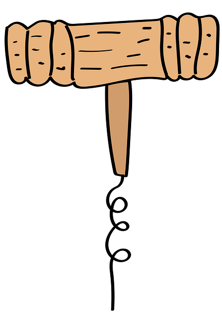 Free Cork Opener Corkscrew vector and picture
