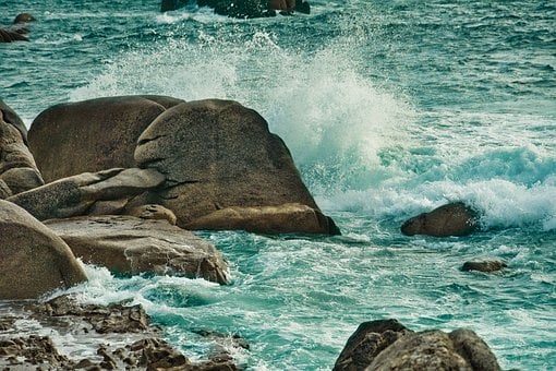 Free Sea Rocks photo and picture