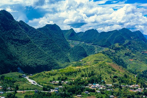 Vietnamesisk Landskab, Ha Giang-Scenen
