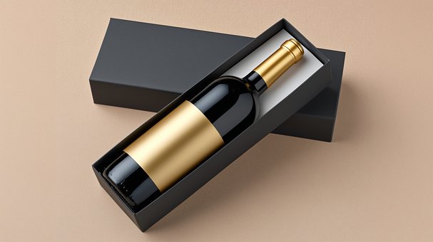 Free Ai Generated Wine Bottle illustration and picture