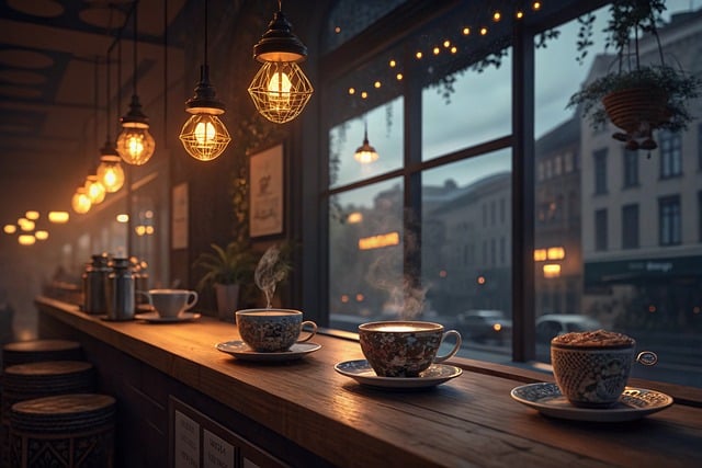 Free coffee café latte illustration