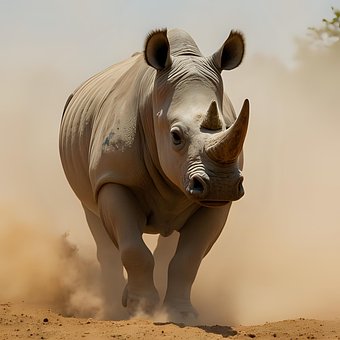 Nashorn, Wildes Tier, Tierwelt, Savannah