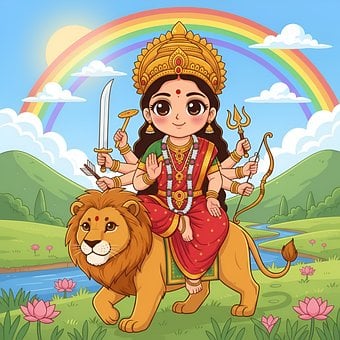 Durga, Navratri, Mata, Maiya