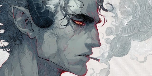 Free ai generated demon art illustration