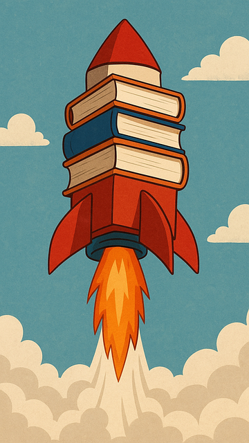 Free metaphor rocket spaceship illustration