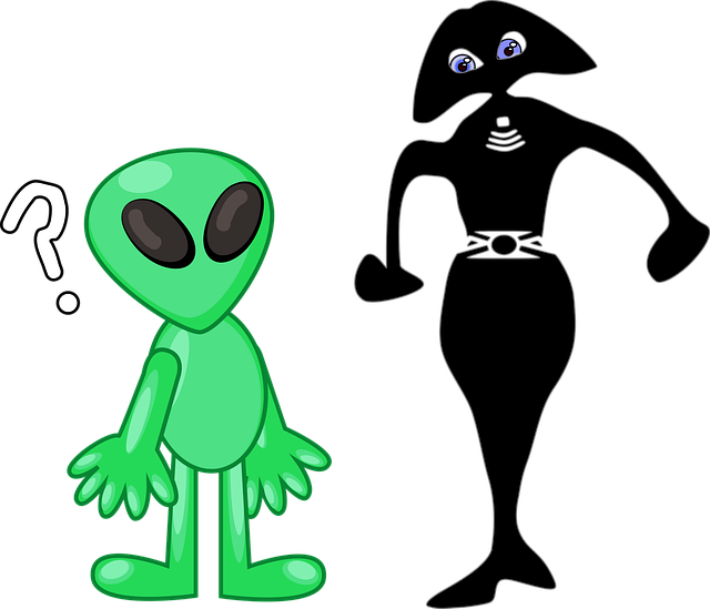 Free aien ufo space vector