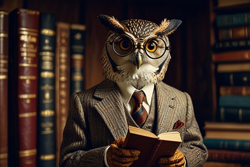 Free Owl Professor illustration and picture
