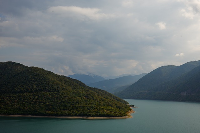 Jezero, Nebe, Příroda, Hory