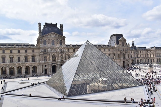 Free Louvre Pyramid photo and picture