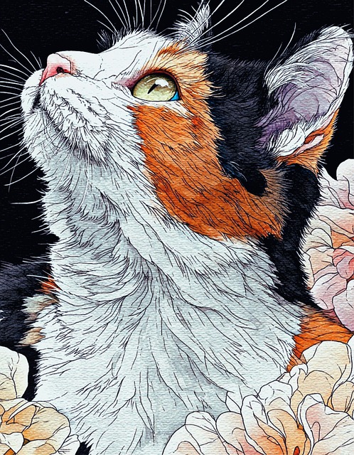 Free cat animal nature illustration