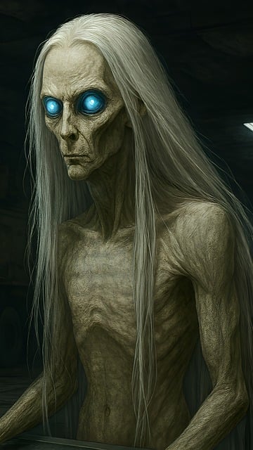 Free fantasy sci-fi horror illustration