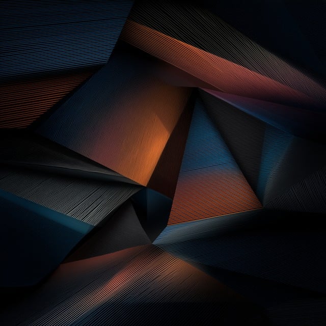 Free ai generated geometric 3d render illustration