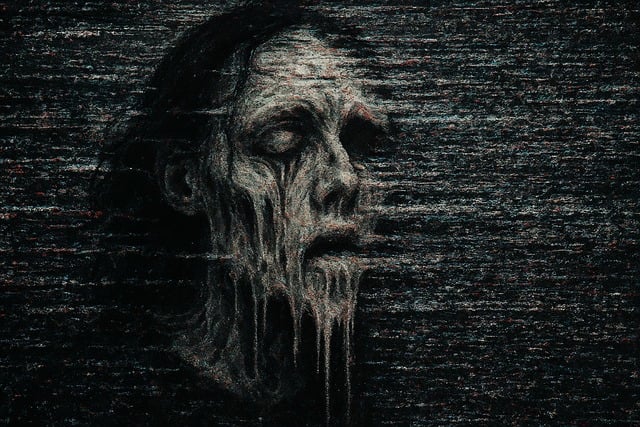 Free halloween decomposed decaying illustration