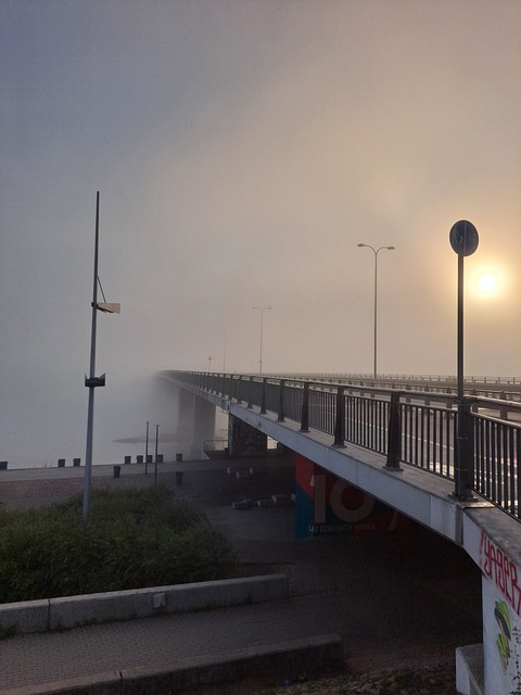 Free Bridge The Fog photo and picture